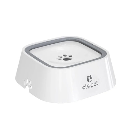 Bebedero de agua personalizado para perros y gatos, antiderrames, con sistema flotante que evita mojar el hocico, dosificador de agua de flujo lento, antidesbordamiento y de gran capacidad.